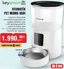 KEYSMART OTOMATİK PET MAMA KABI